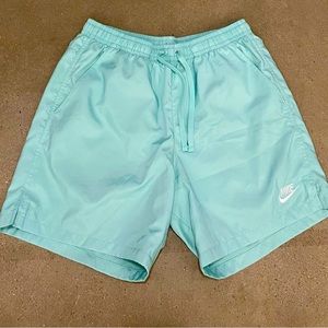 Teal Nike Men's Woven Lined Flow Shorts Size Medium